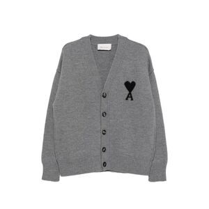 Ami Paris Women Ami De Coeur Wool Cardigan